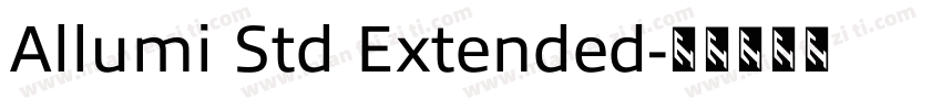 Allumi Std Extended字体转换